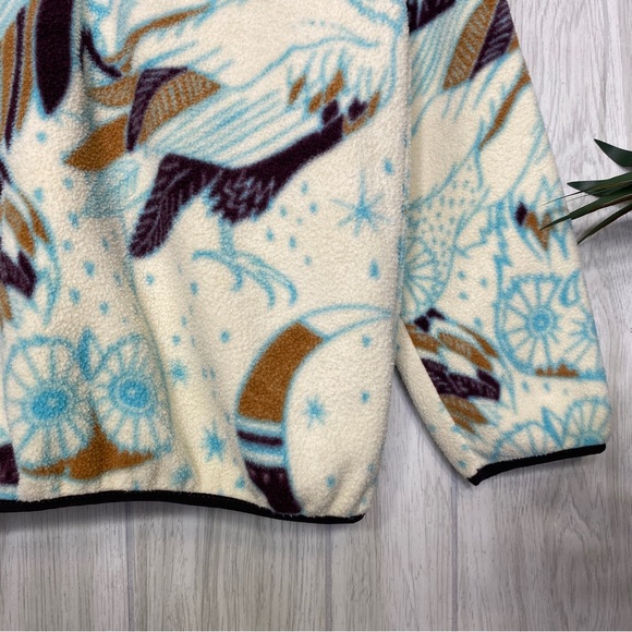 Patagonia Synchilla Snap-T Fleece Sweater Harvest Moon Owl size XS Extra Small - Picture 8 of 15